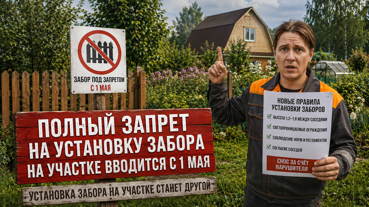 "Уже с 1 мая вводят полный запрет на установку забора на участке" - правда ли это? Разберем все по порядку - СК АССЕТ