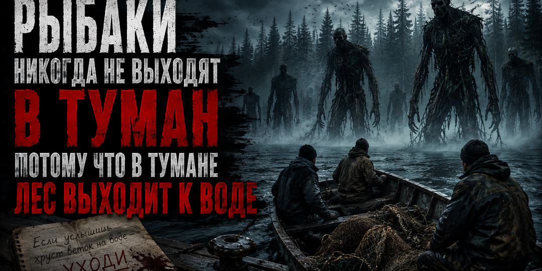 Рыбаки с Белого моря никогда не выходят в туман. Потому что в тумане лес выходит к воде