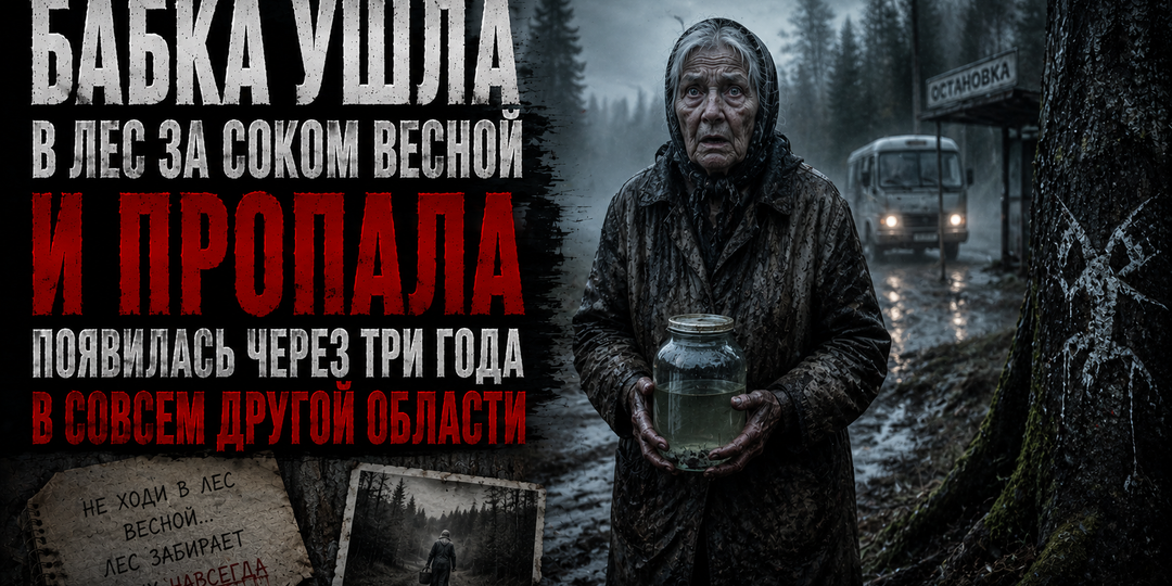 Бабка ушла за берёзовым соком и вернулась через три года. Но лес отпустил не всё