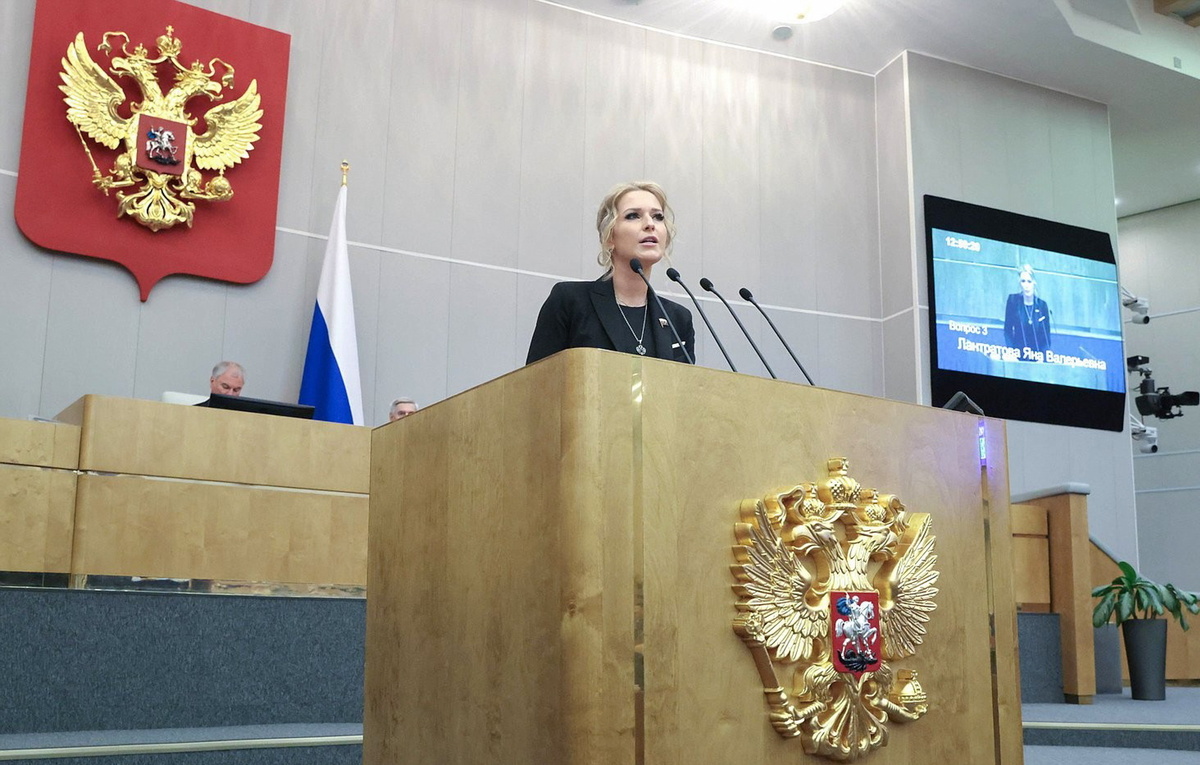    Уполномоченный по правам человека в РФ Яна Лантратова  Пресс-служба Госдумы РФ/ТАСС