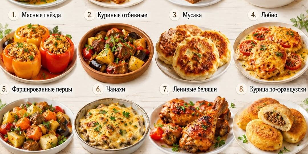 🗓️ Забываем про вопрос «Что приготовить?» на 2 недели вперед: 16 идей для домашних ужинов!
