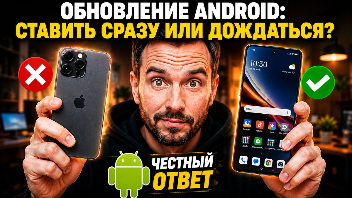 Поставить обновление Android сейчас или подождать — объективный разбор для пользователей