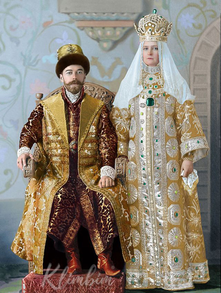 Николай II и Александра Фёдоровна. 