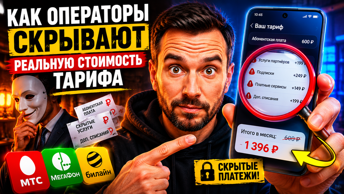 Тариф с подвохом: как распознать скрытые комиссии у мобильного оператора.