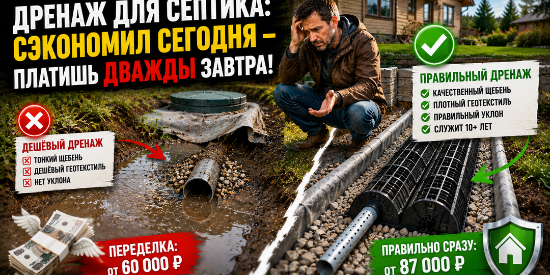 Как сэкономить на дренажных трубах, не переплачивая в будущем: ошибки и решения