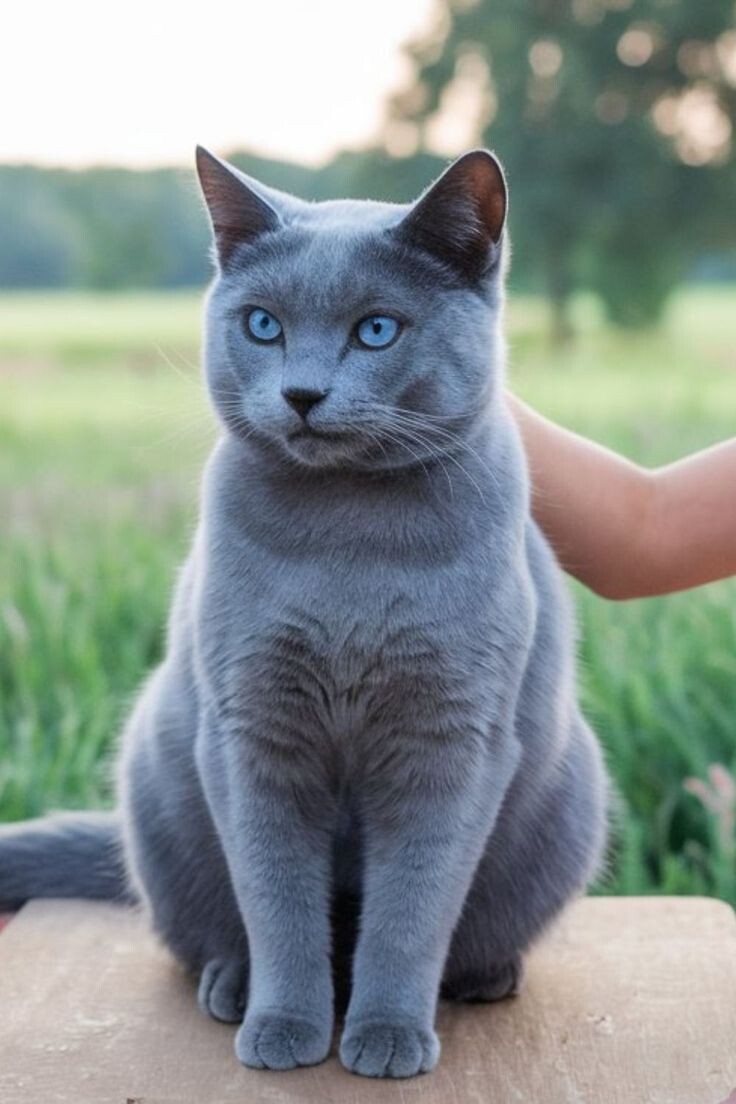 Русская голубая кошка