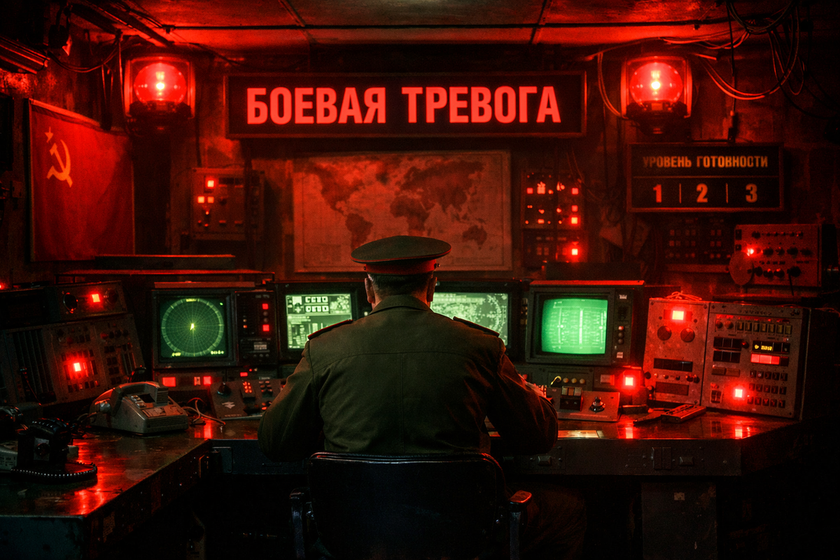 26 сентября 1983 года, 00:15 по Москве. Командный пункт системы раннего предупреждения «Око». Красное табло докладывает: пять стартов с базы Мальмстрем. У подполковника Петрова - минуты на решение, от которого зависит судьба мира.