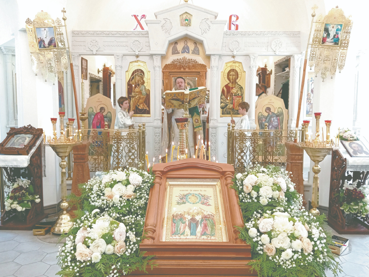 На праздничной службе. Фото Ирины Ермакович