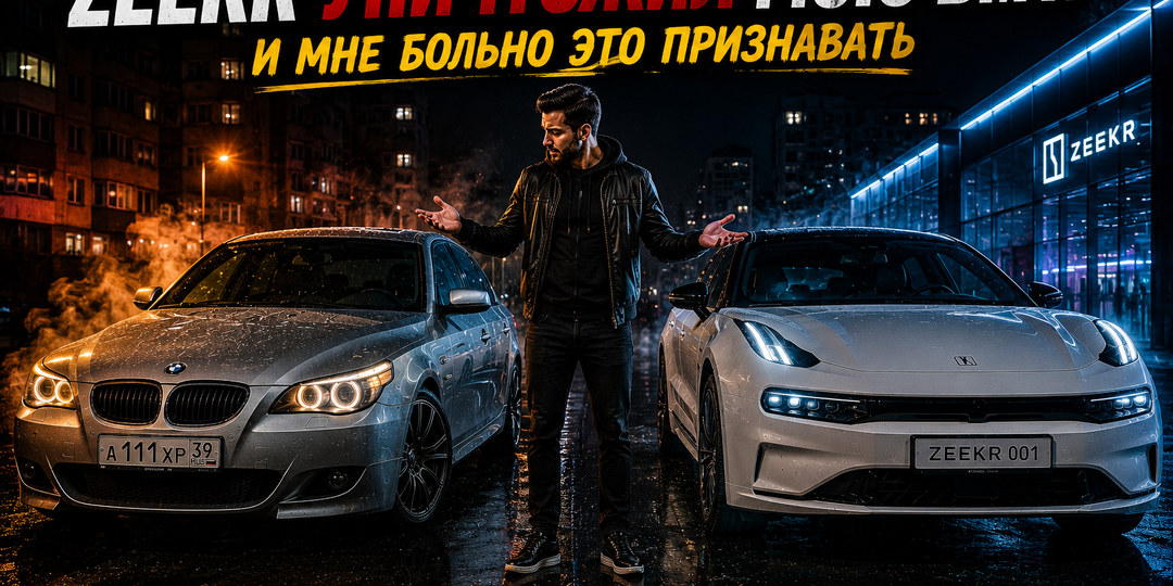 Zeekr 001 уничтожил мою BMW E60. И мне больно это признавать