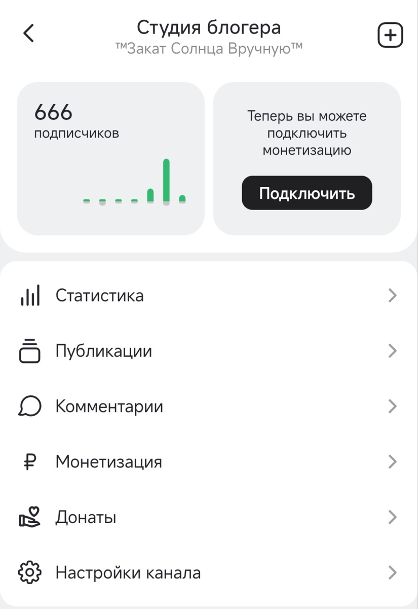 Скриншот из Студии блогера.