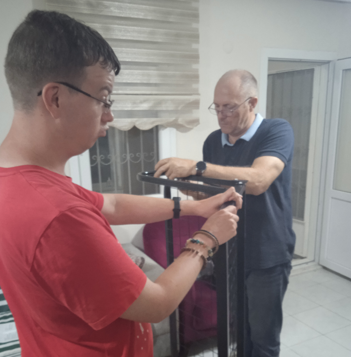 Первый этап сборки