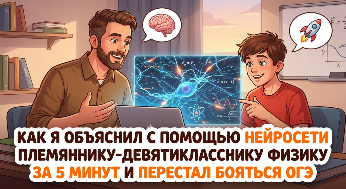 Нейросети могут быть репетитором, а не шпаргалкой. Четыре честных эксперимента с уроками, иностранным языком и эссе. С готовыми промтами и правилами, которые спасут вашу совесть.