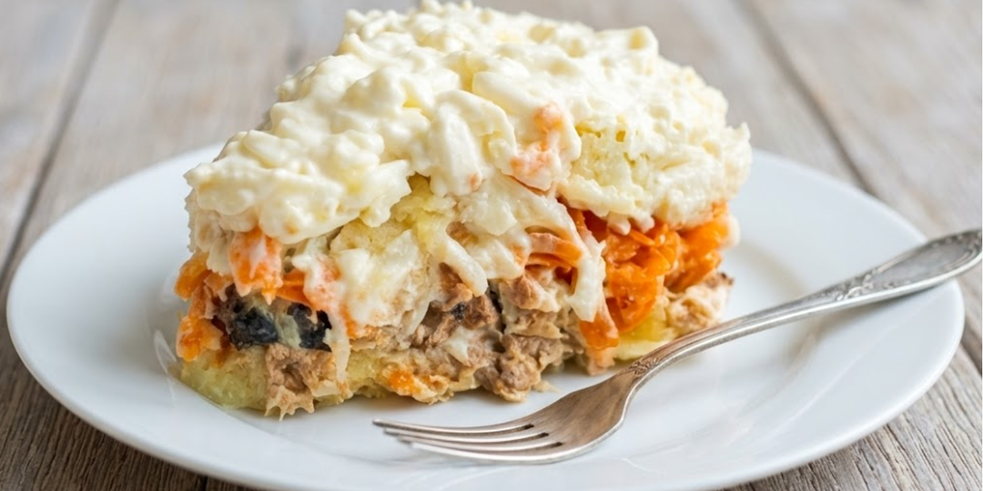 Шикарный салат на праздничный стол. Просто и очень вкусно. Салат "Очарование"