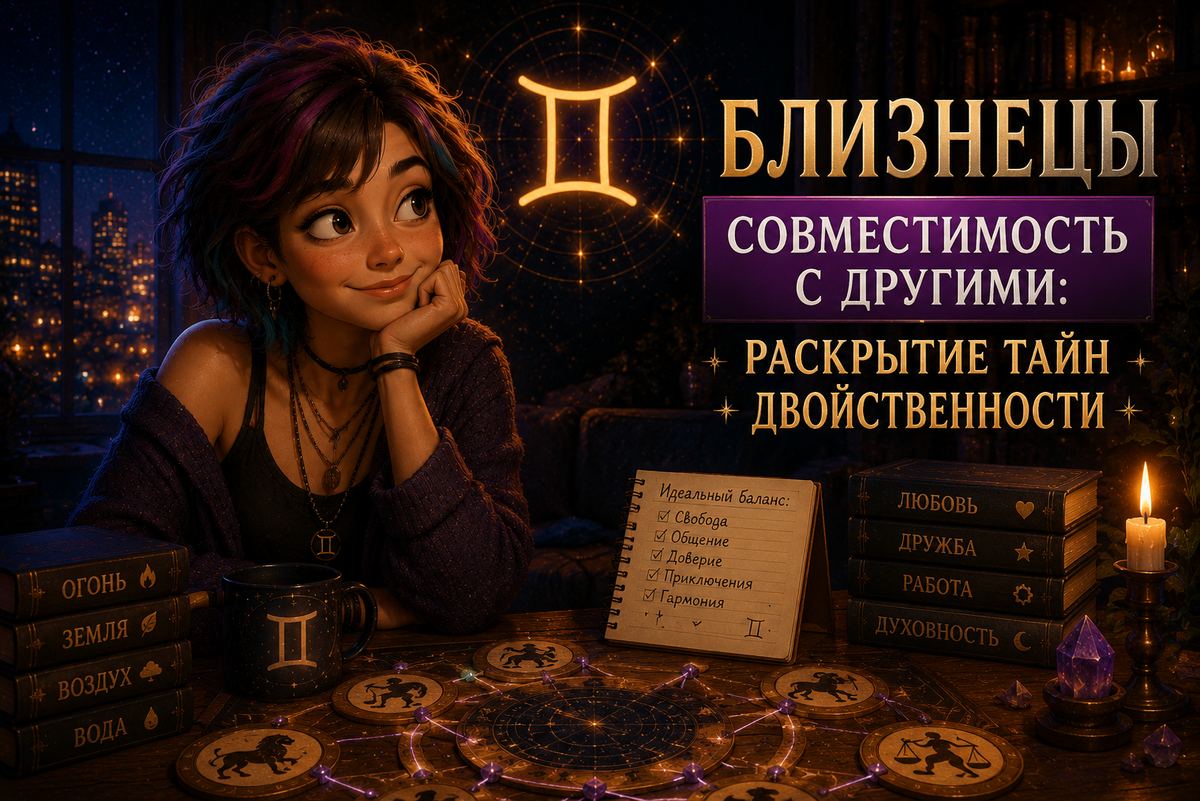 Совместимость Близнецов с другими знаками зодиака