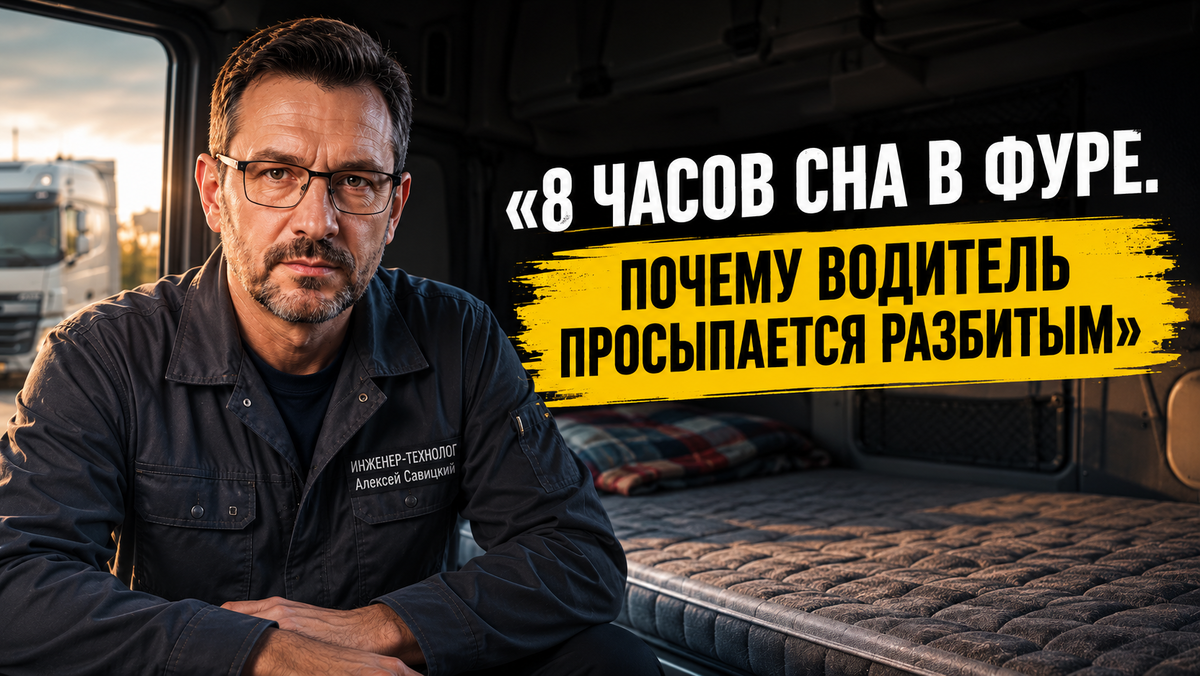 Инженер-технолог Алексей Савицкий о том, почему после 8 часов сна водитель просыпается разбитым. Коллаж СПАЛБЕР.