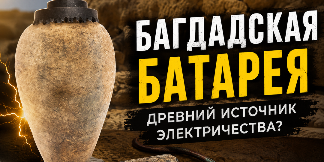 Древняя электрическая лампочка возрастом 2000 лет? Багдадская батарея.