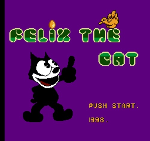 Заставка игры Felix the Cat by Dragon Co. (скриншот)