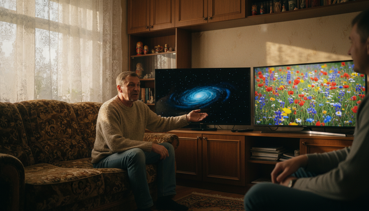 OLED и QLED: в чём разница — наглядное сравнение в обычной квартире