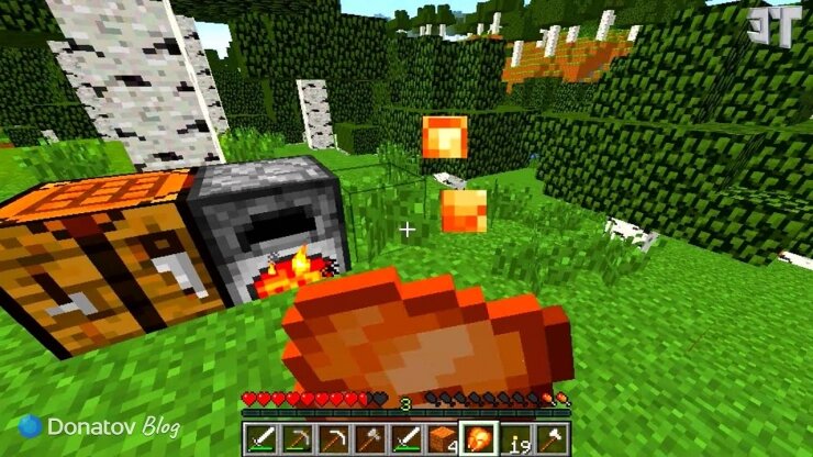    Начало выживания в Minecraft