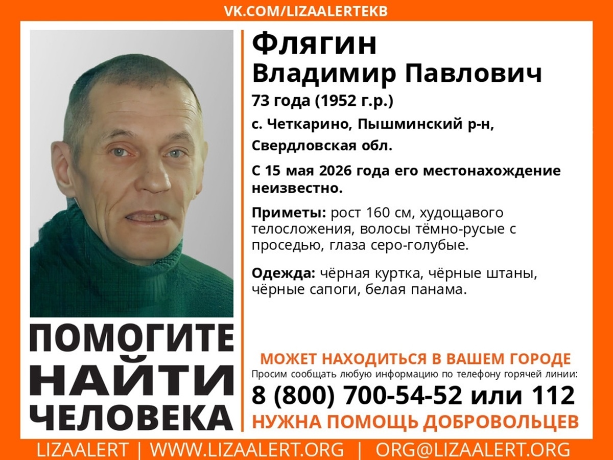 Фото: поисковый отряд «Лиза Алерт» Свердловской области  📷
