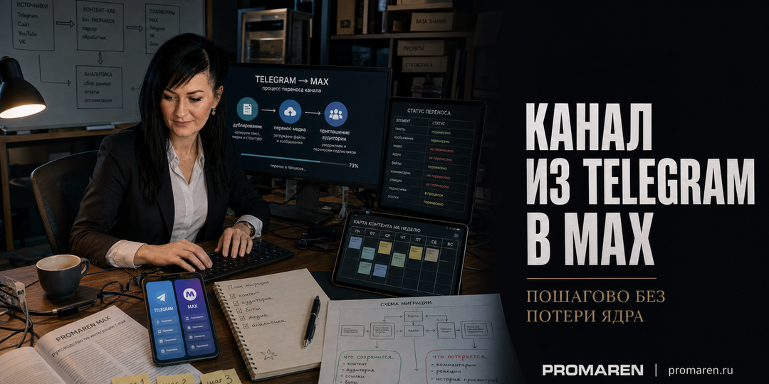 Перенести канал в MAX: что сохранится при переносе