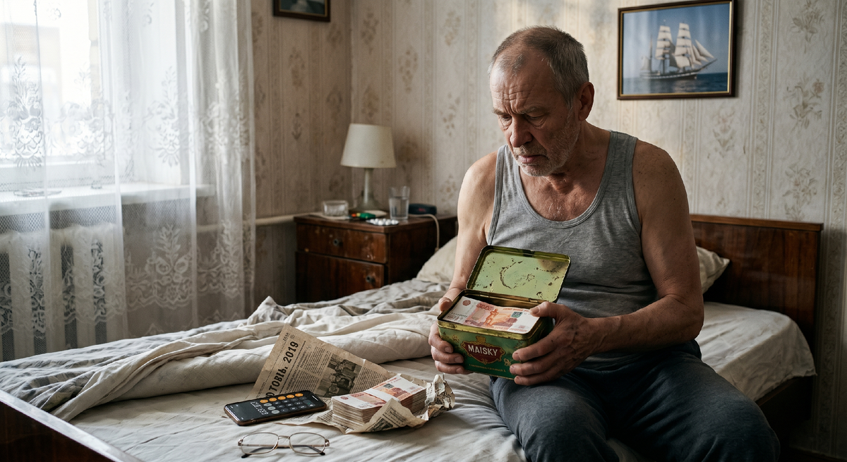 Дед хранил миллион под матрасом 5 лет. Открыли — а денег осталось на половину Жигулей