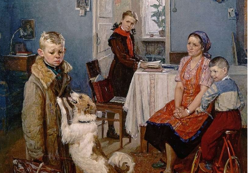 Ф.П. Решетников "Опять двойка"