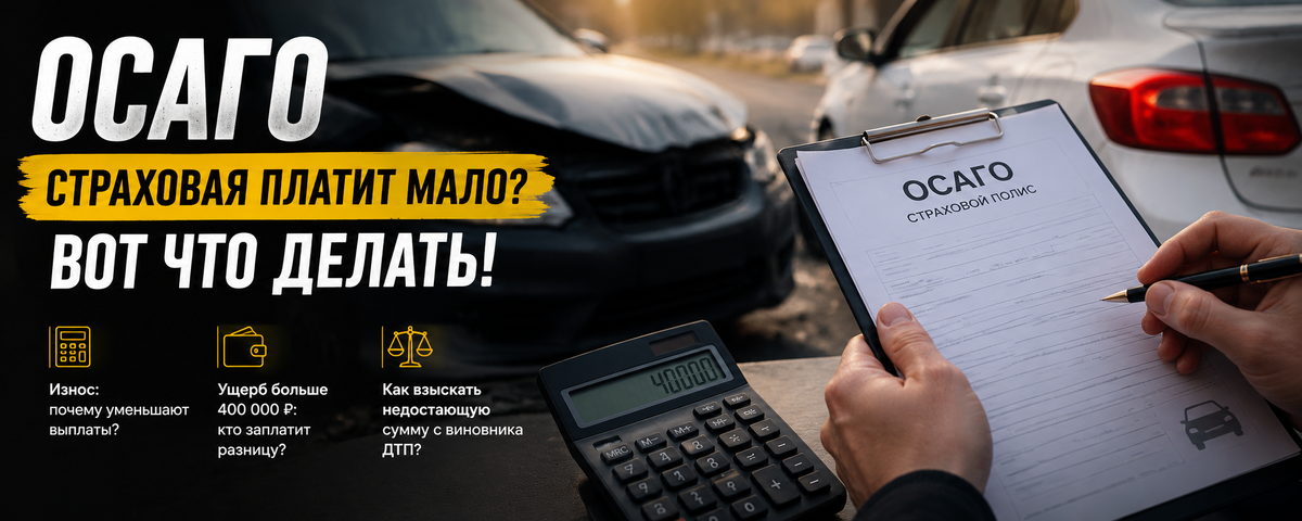 Почему мало платят по ОСАГО?
