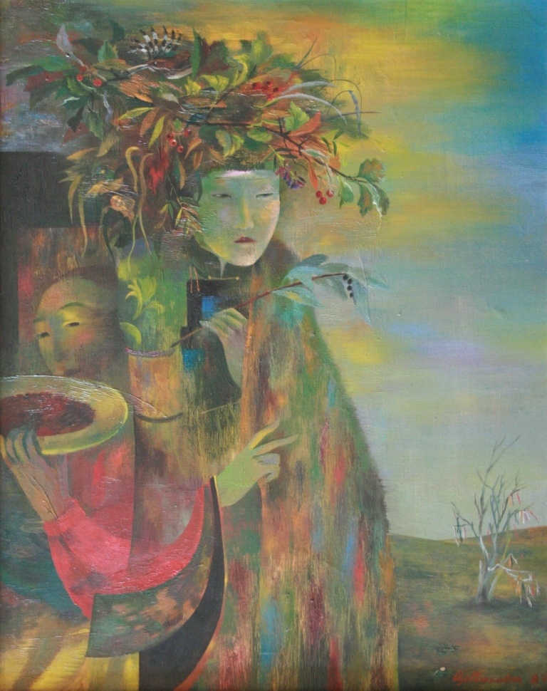 Алла Цыбикова. Бубольжин. Холст, масло. ЗКХМ