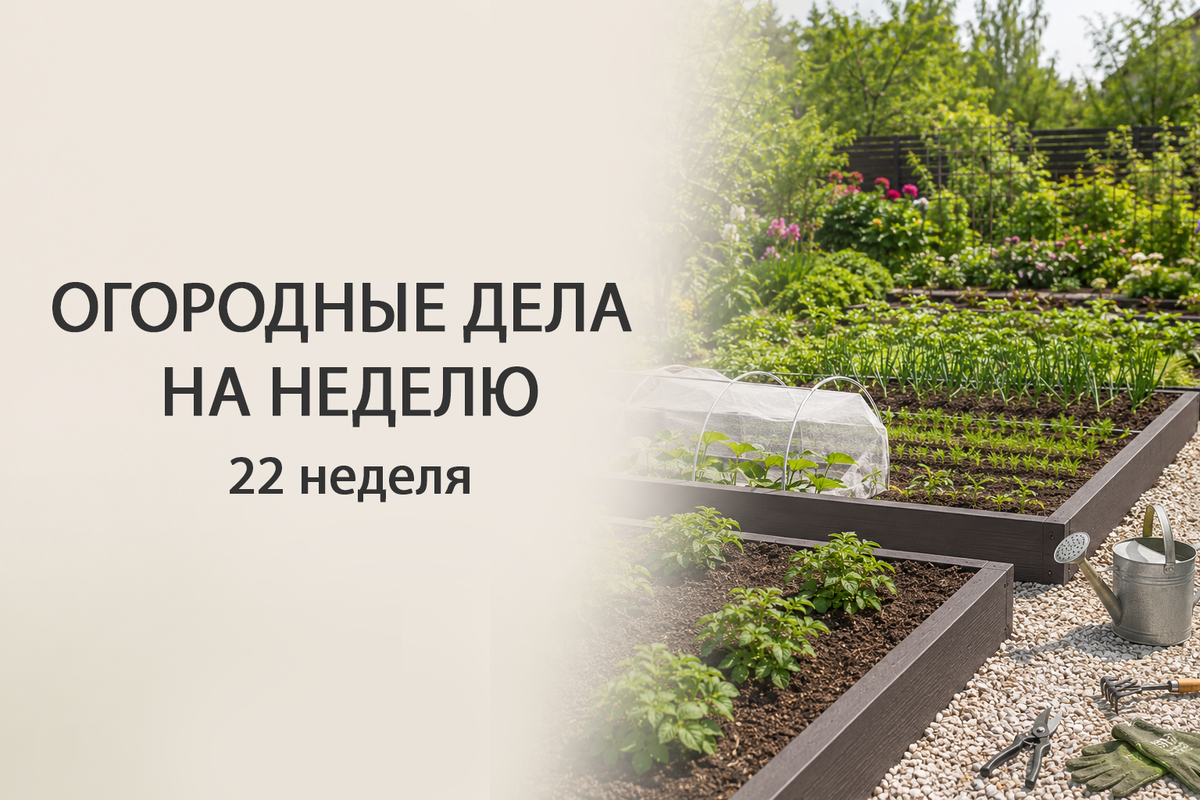 Что сделать на участке в конце мая: 