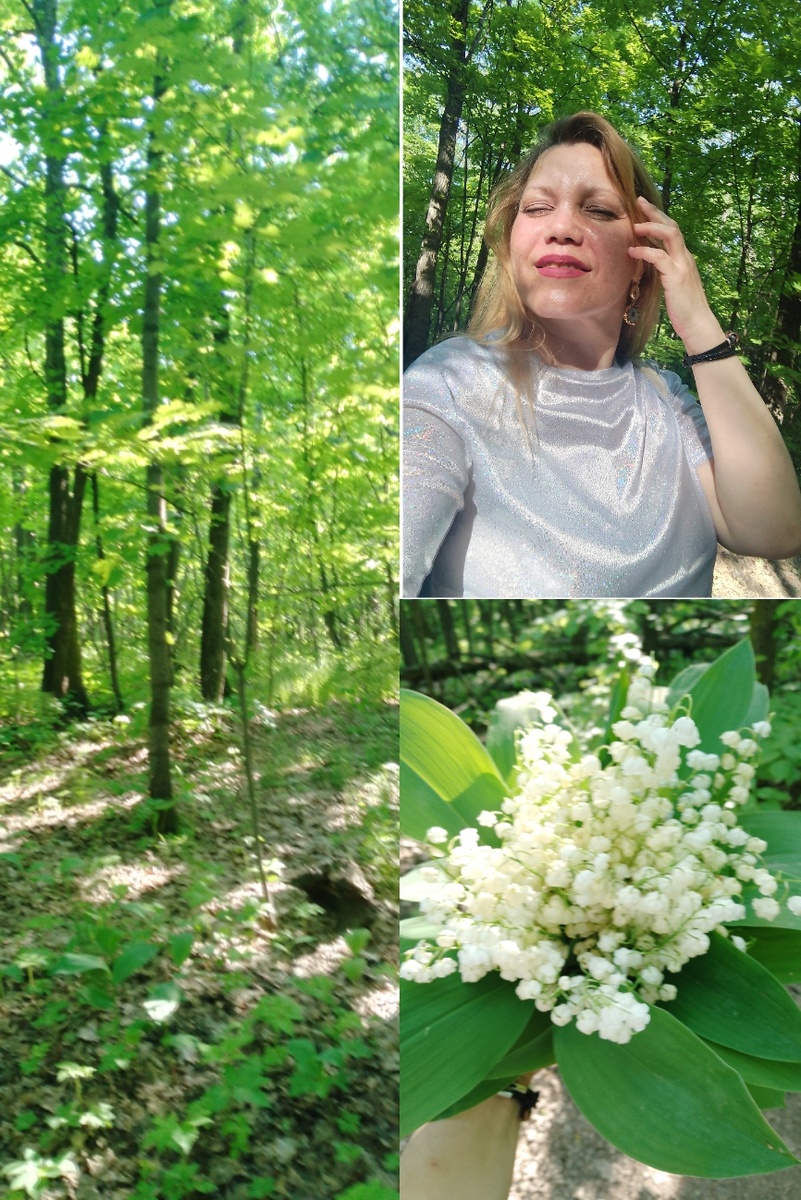 Ну красота неописуемая... Лес и ландыши, естественно))) 