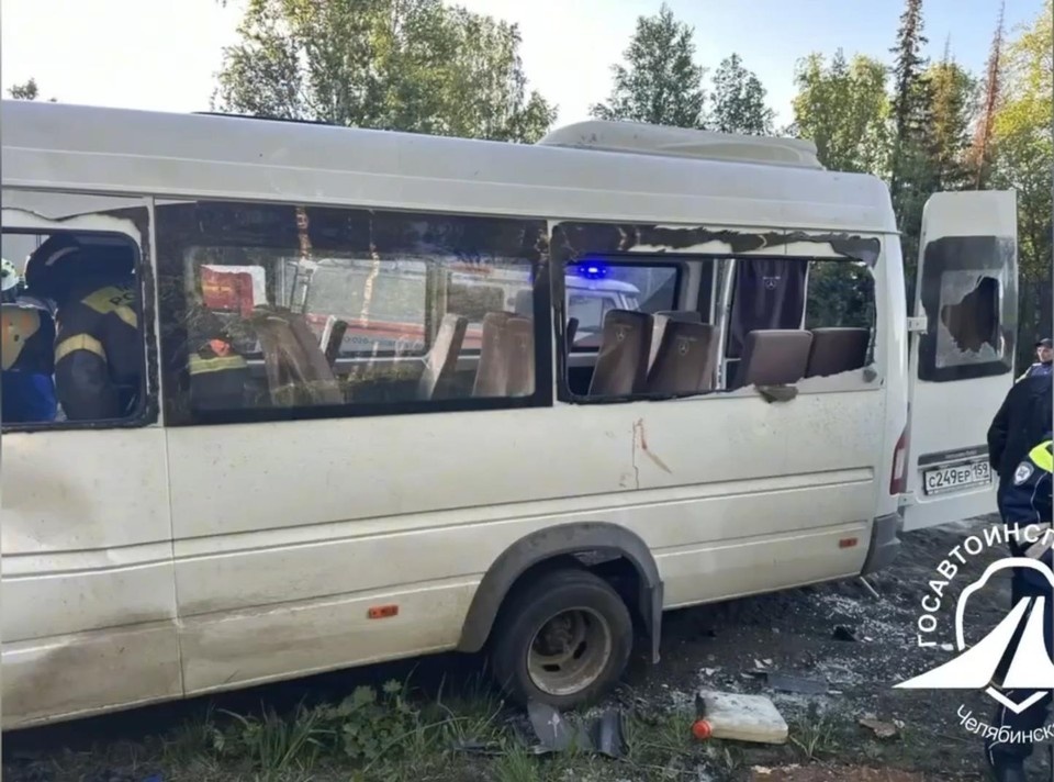    Фото с места аварии: скрин с видео Управления Госавтоинспекции Челябинской области.