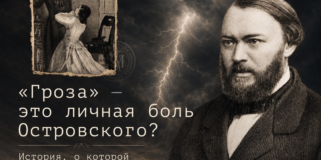 А что, если в основе «Грозы» — не только драматургия, но и личная боль самого Островского