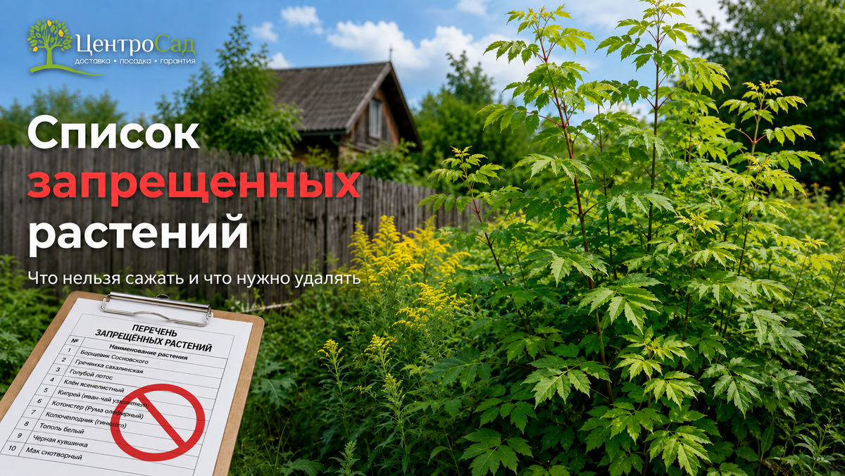олный список растений, нежелательных в России с 1 марта 2026 года