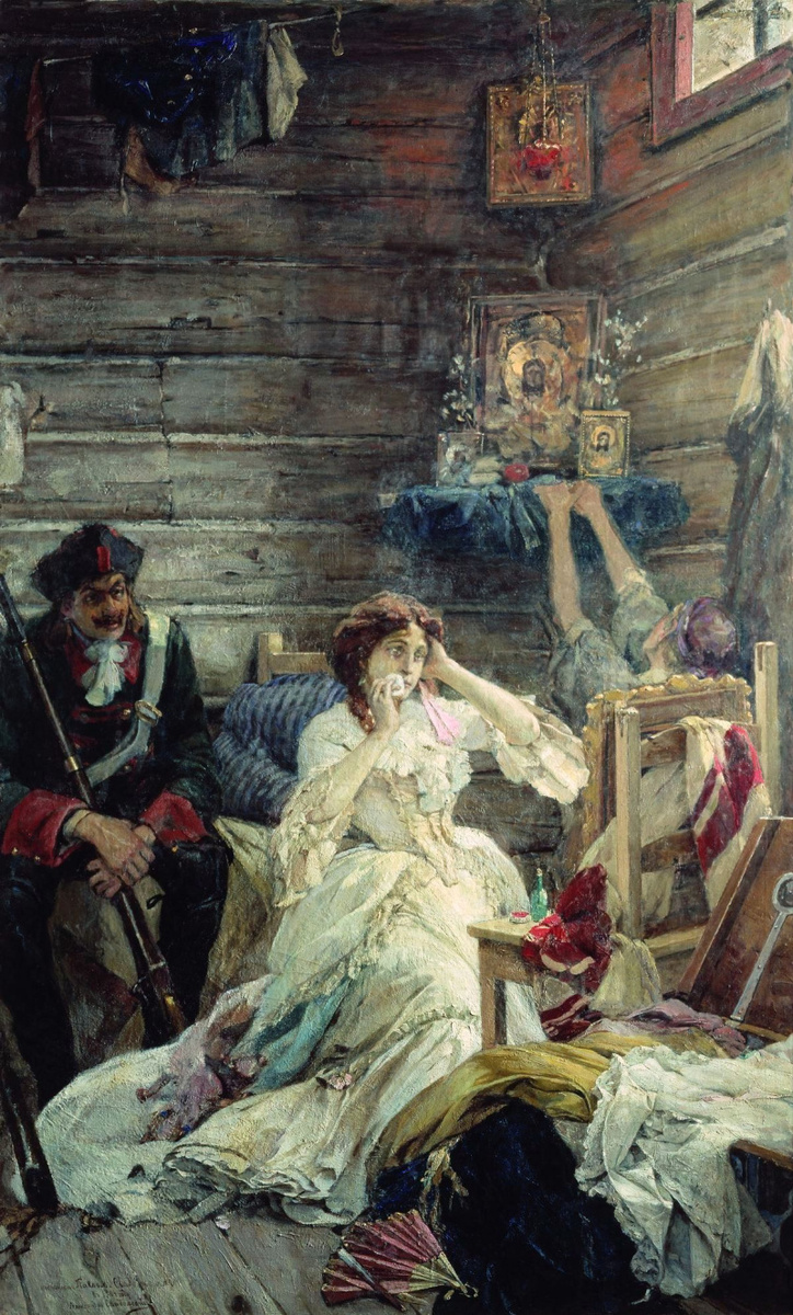 Павел Сведомский. «Мария Гамильтон перед казнью», 1904