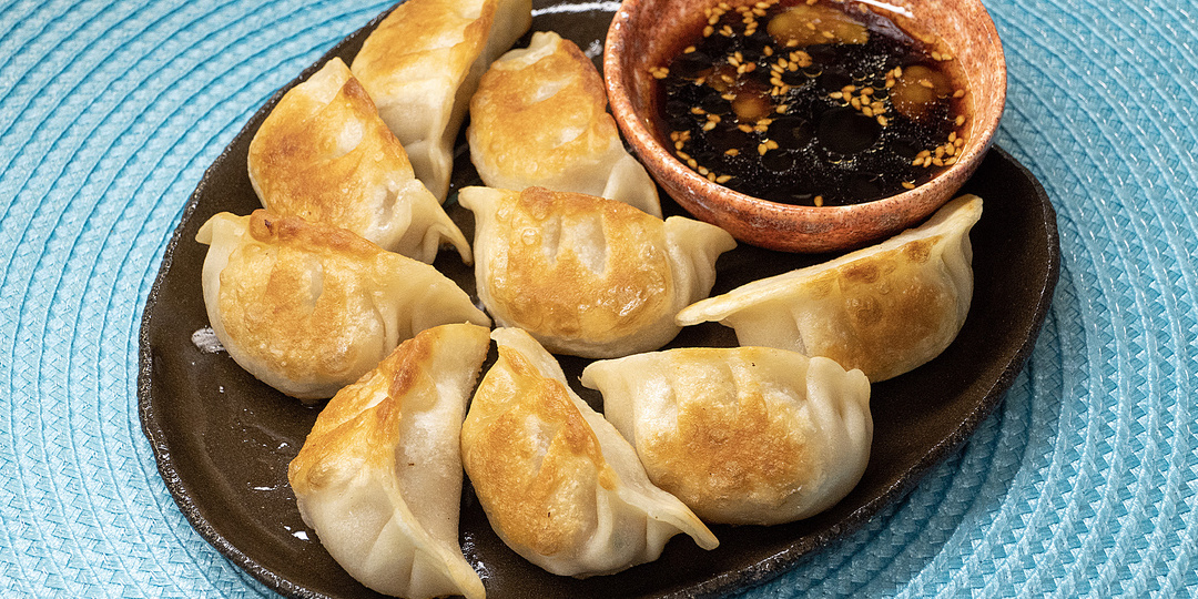 Гёдза с курицей и креветками