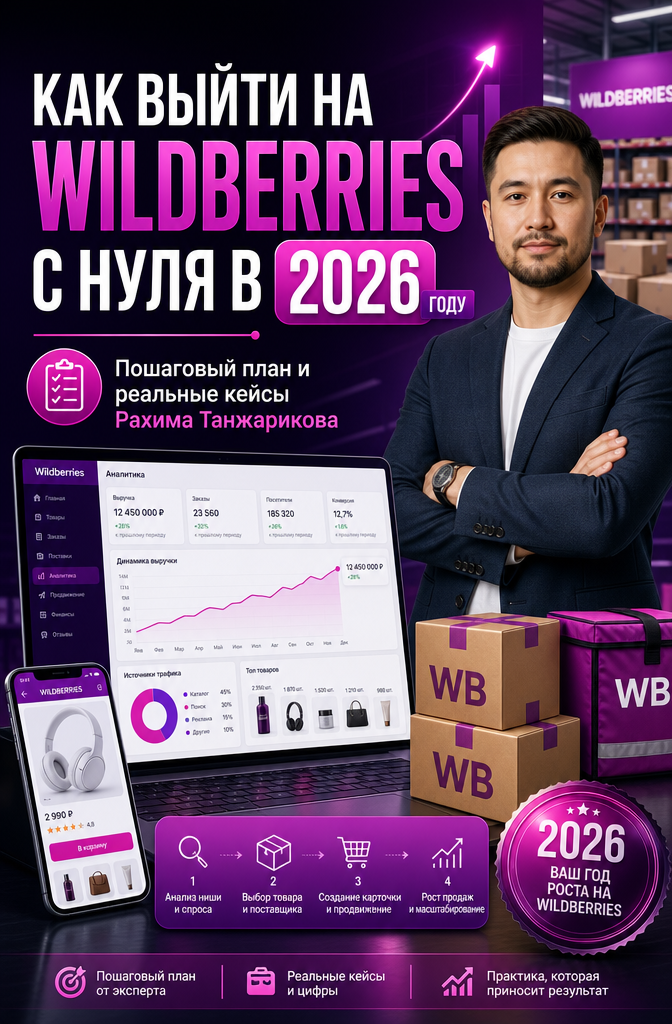    Пошаговый план выхода на Wildberries с нуля в 2026 году через фулфилмент Рахим Танжариков