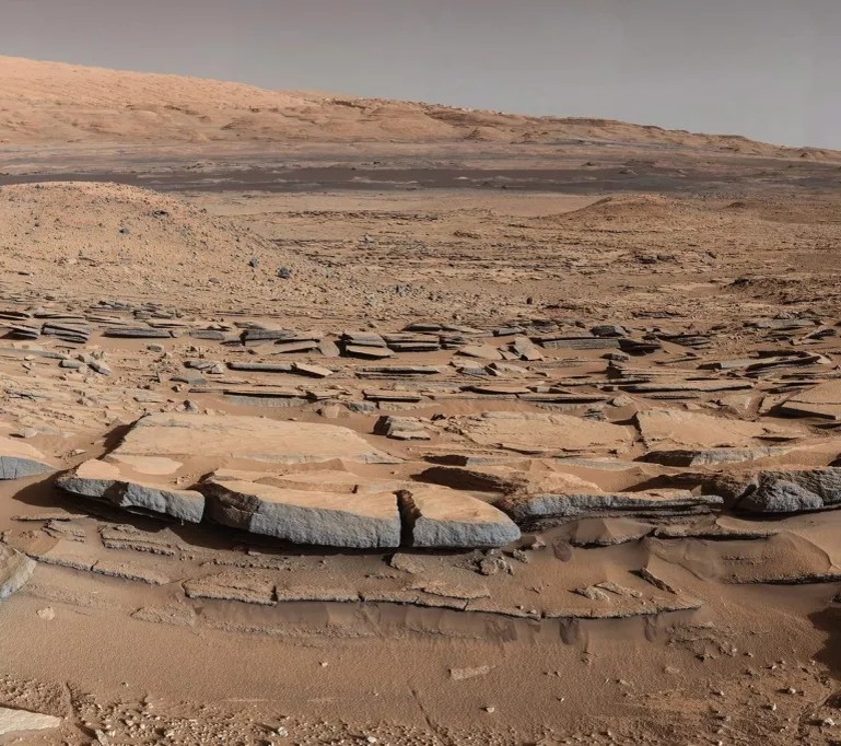 Изображение: NASA Curiosity, кратер Гейл