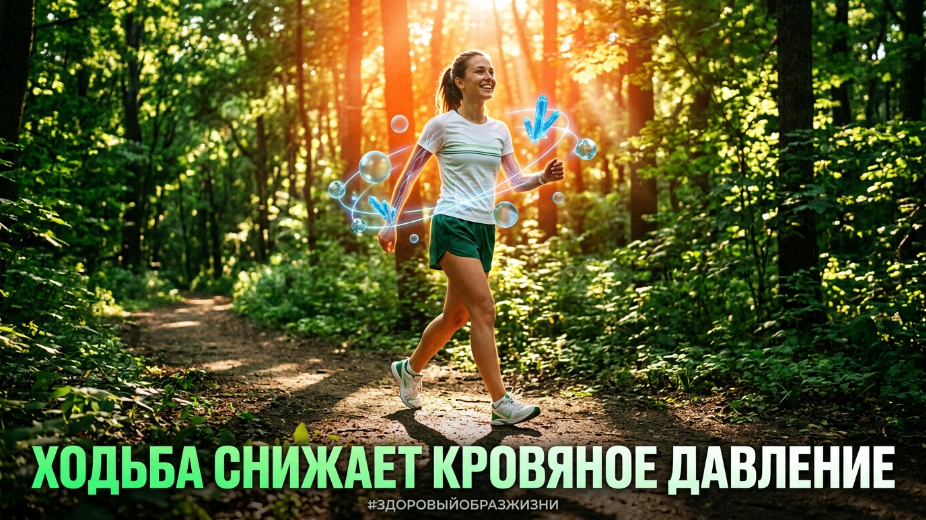 Как ходьба снижает давление: что происходит с сосудами, когда вы просто идёте пешком