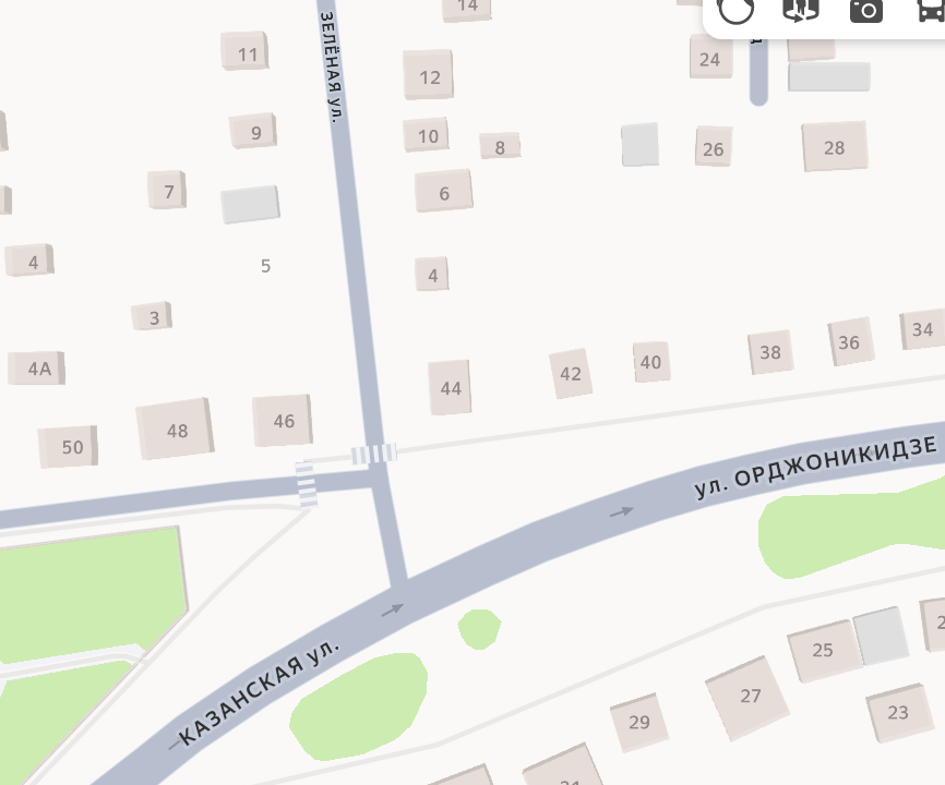 Так выглядит на карте