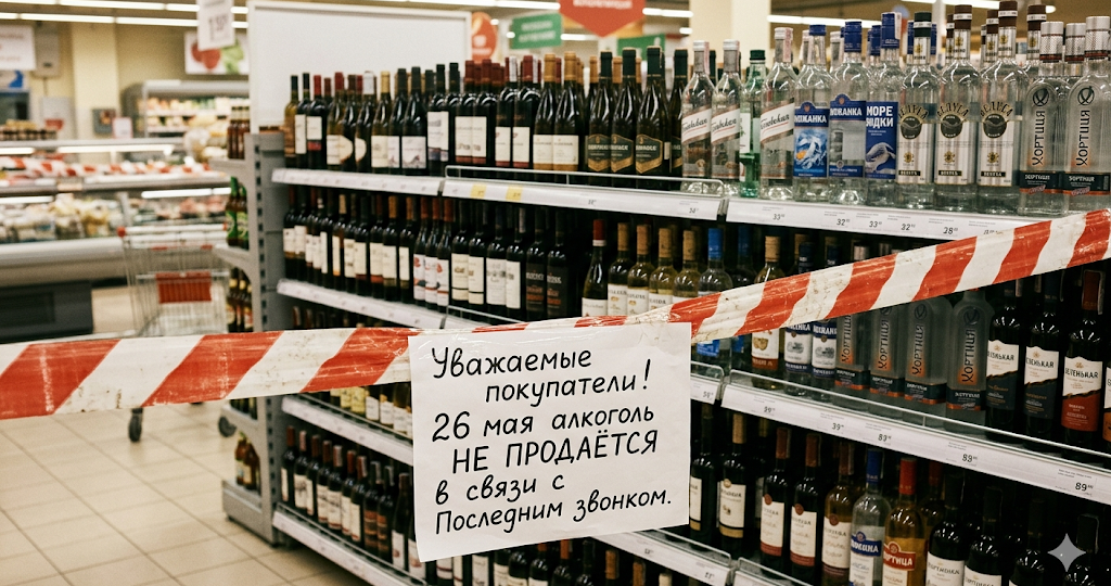 На территории Астраханской области 26 мая вводится «сухой закон»