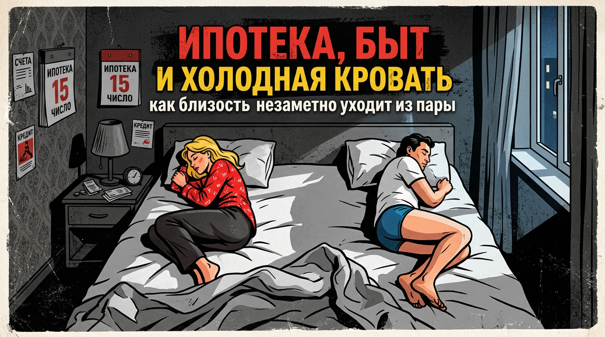 Ипотека, быт и холодная кровать