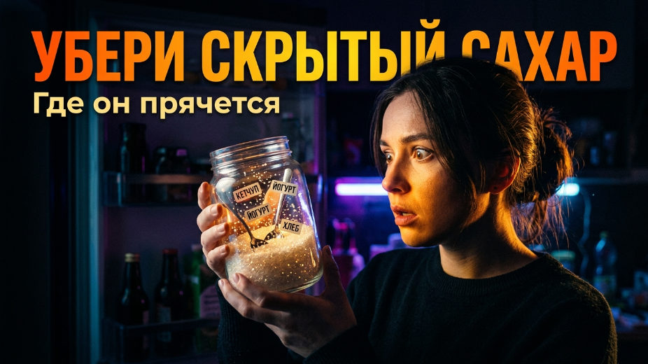 Убираем скрытый сахар: где он прячется в обычных продуктах
