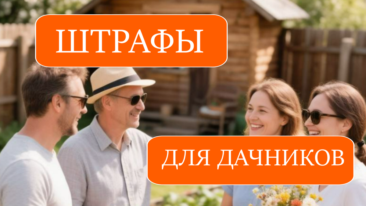 Штрафы и новые правила для дачников