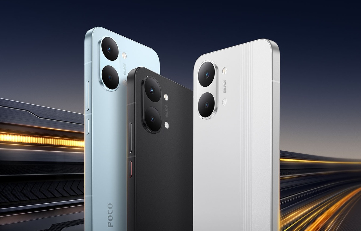 POCO X8 Pro в различных цветовых вариантах. Экран почти без рамок, задняя панель матовая — следов пальцев не остается