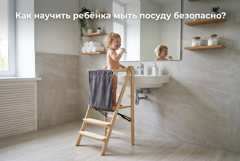    Обустройство кухонного пространства для приучения детей к помощи по дому. ecomebel