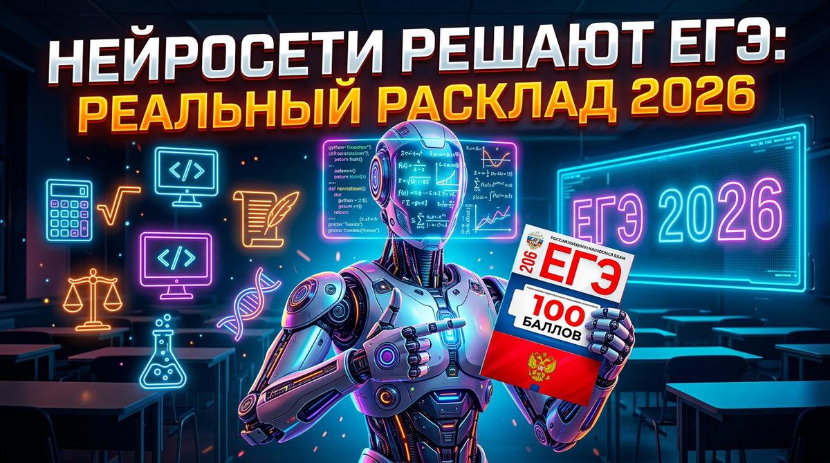 Все варианты ЕГЭ решаем с помощью ии