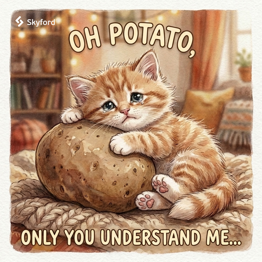 Oh potato, only you understand me...