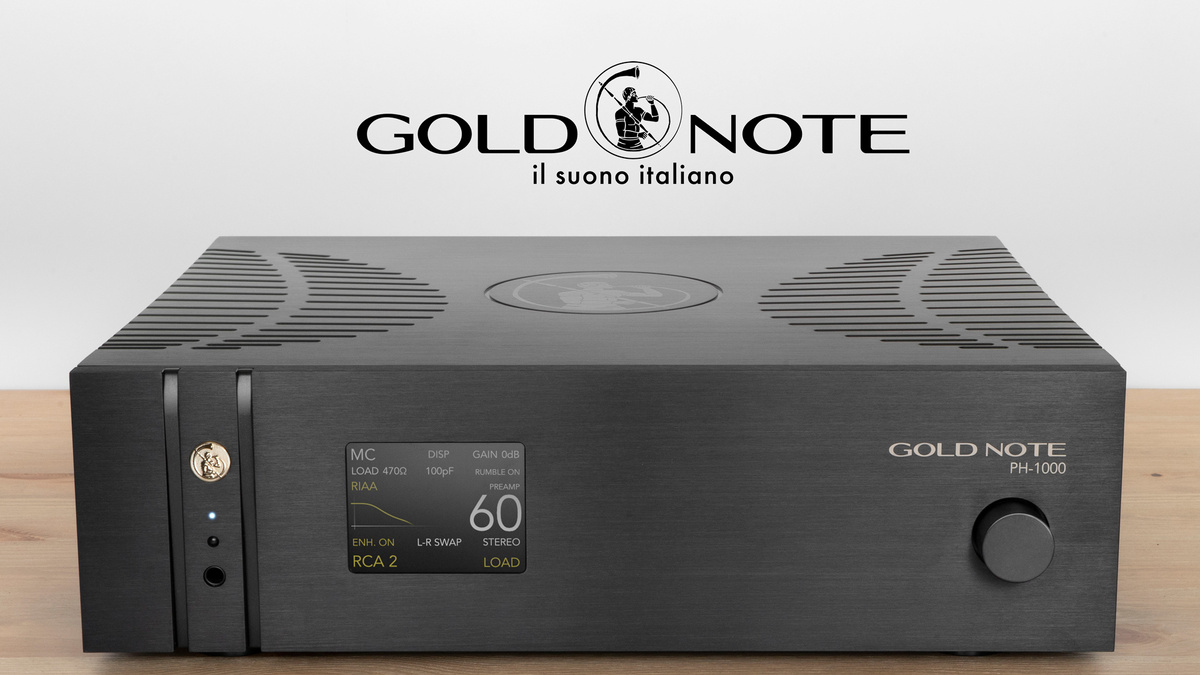 Фонокорректор Gold Note PH-1000 имеет три входа, пульт управления и множество настроек.