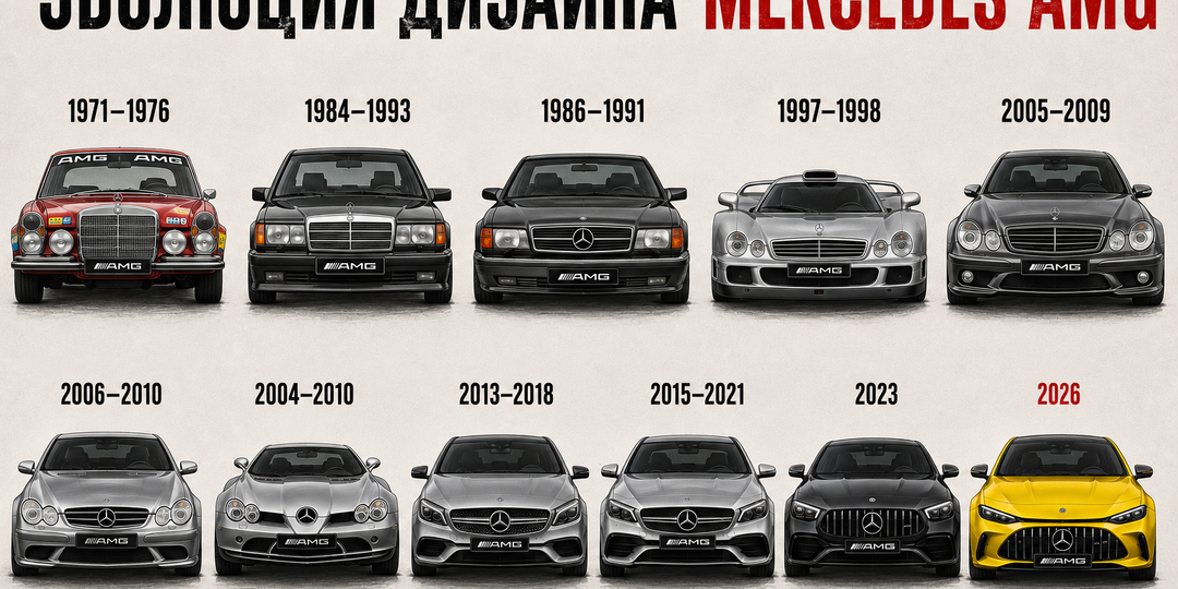 Как Mercedes свой дизайн хоронили: от легендарных «зубастых» монстров 70-х до унылого китайского пластилина 2026 года